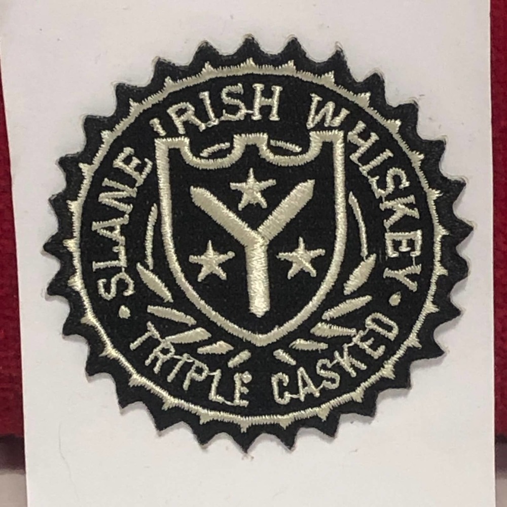 Slane Triple Casked Branded Embroidered Stick On Patch